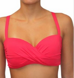 D CUP BANDEAU- RED