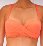 D CUP BANDEAU- CORAL