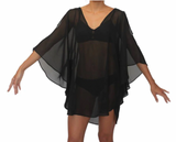 BUTTERFLY COVER-UP- BLACK
